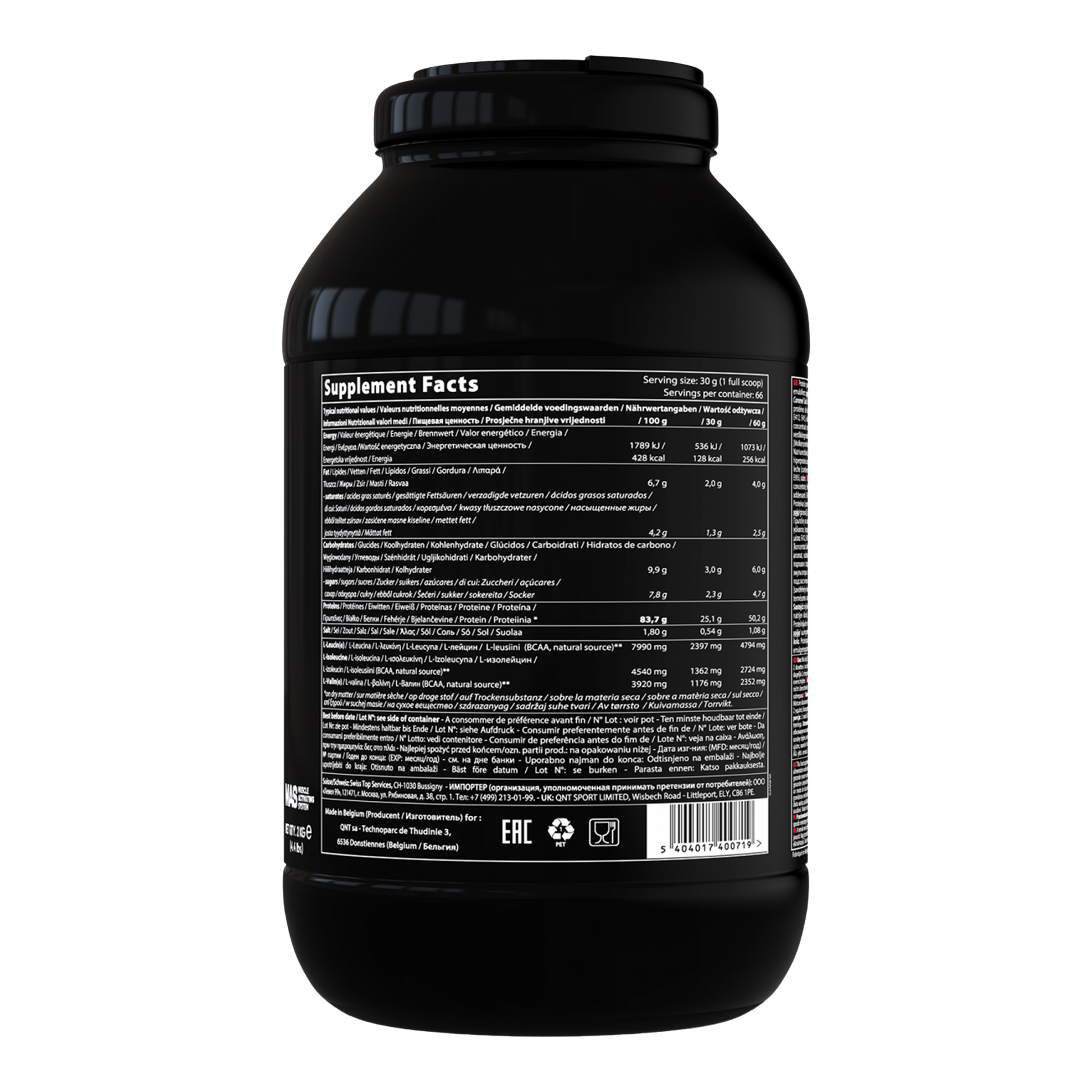 Salted Caramel Nutritional Information
